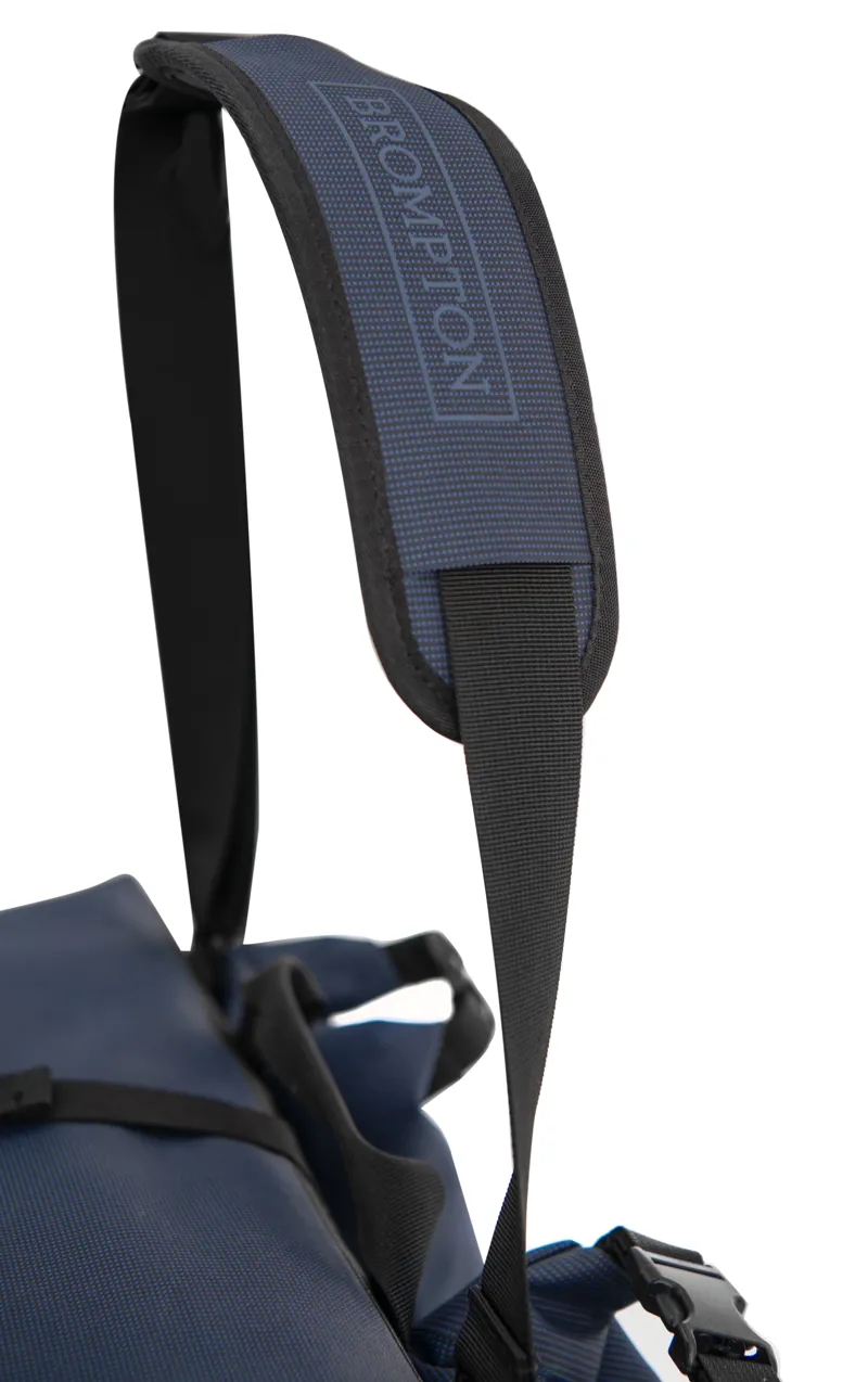 Brompton Borough Large Waterproof Bag in Navy with Frame-4